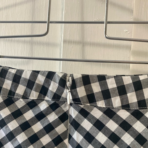 A New Day Black and White Asymmetrical Trumpet Midi Skirt - Picture 8 of 10